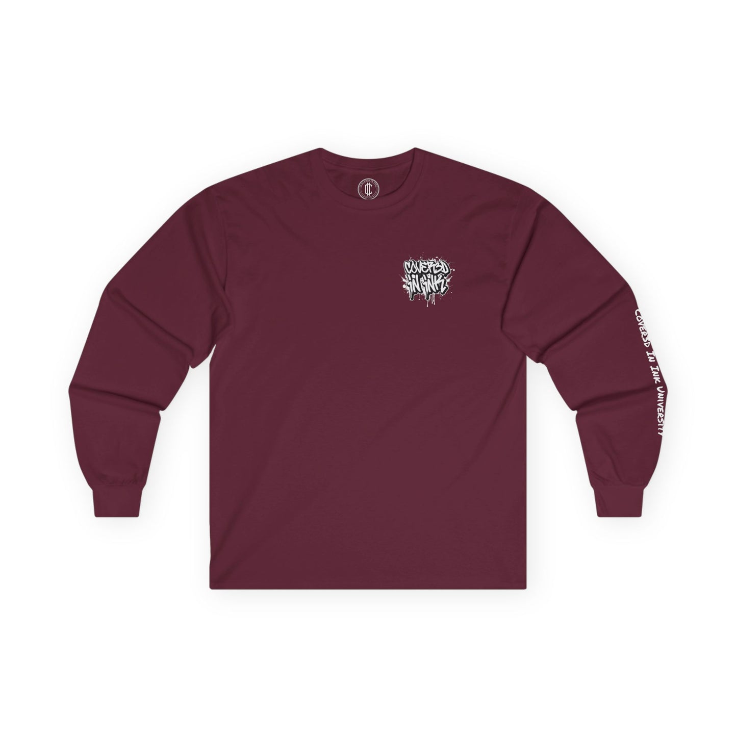 Rose Skull Long Sleeve Tee