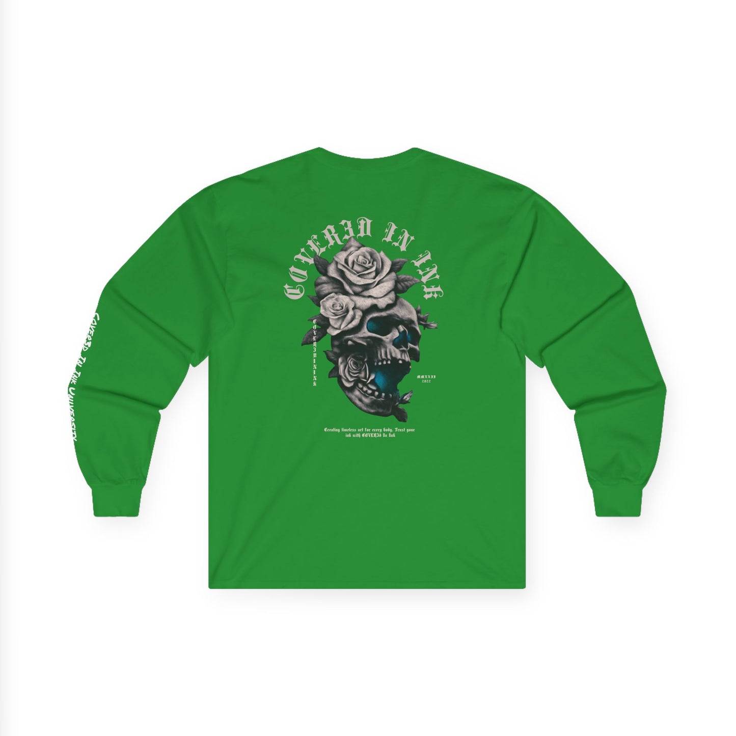 Rose Skull Long Sleeve Tee