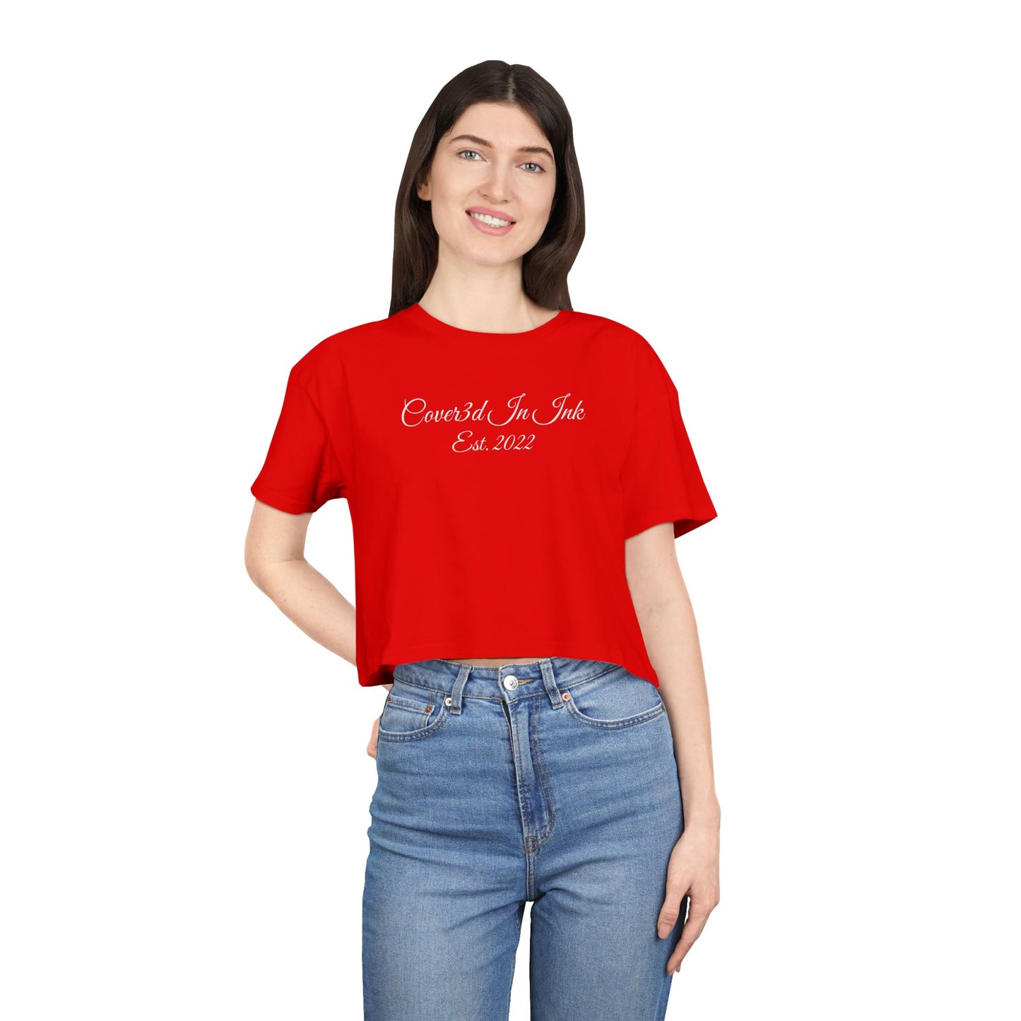 Designer Logo Crop Tee
