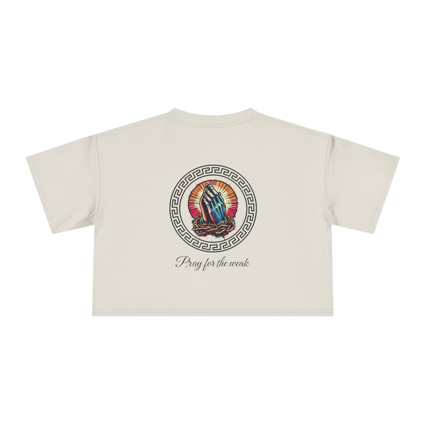 Pray for the weak Crop Tee