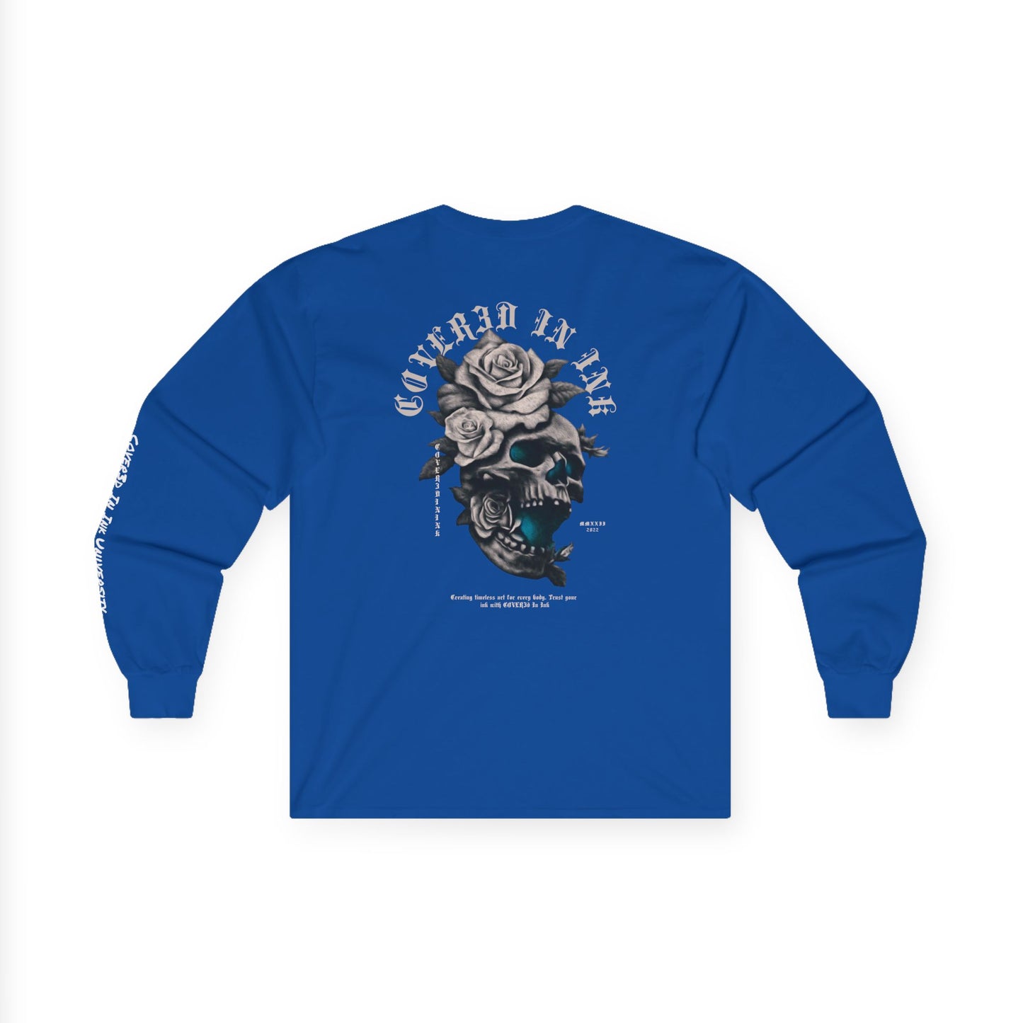 Rose Skull Long Sleeve Tee