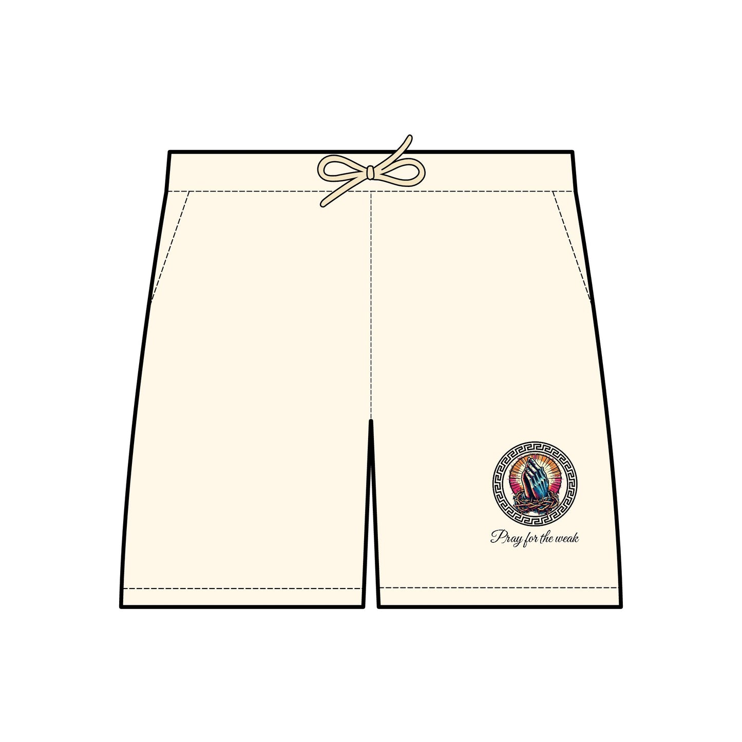 Pray for the weak Fleece Sweat Shorts