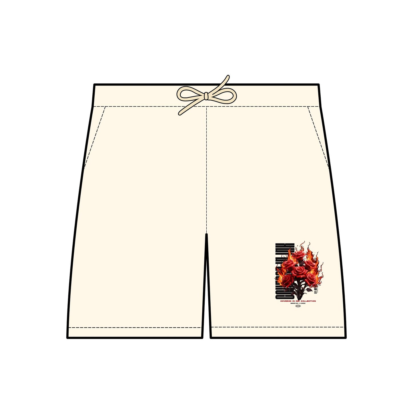 Rose Fleece Shorts