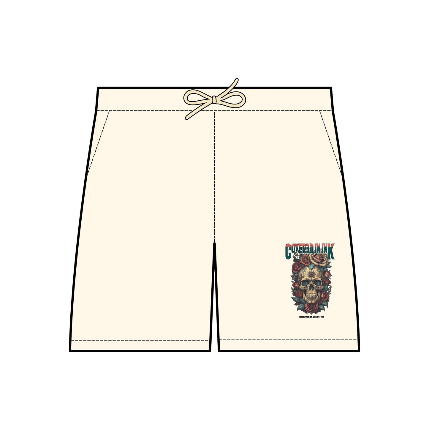 Thirdeye Skull Fleece Shorts