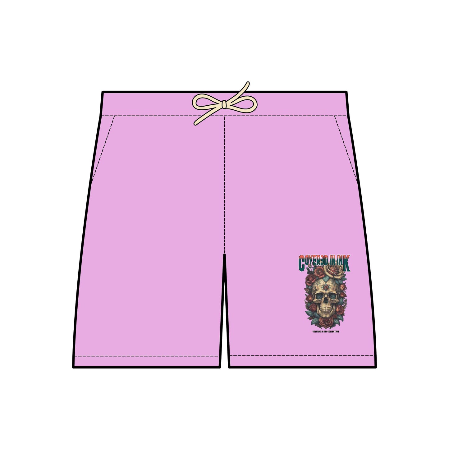 Thirdeye Skull Fleece Shorts