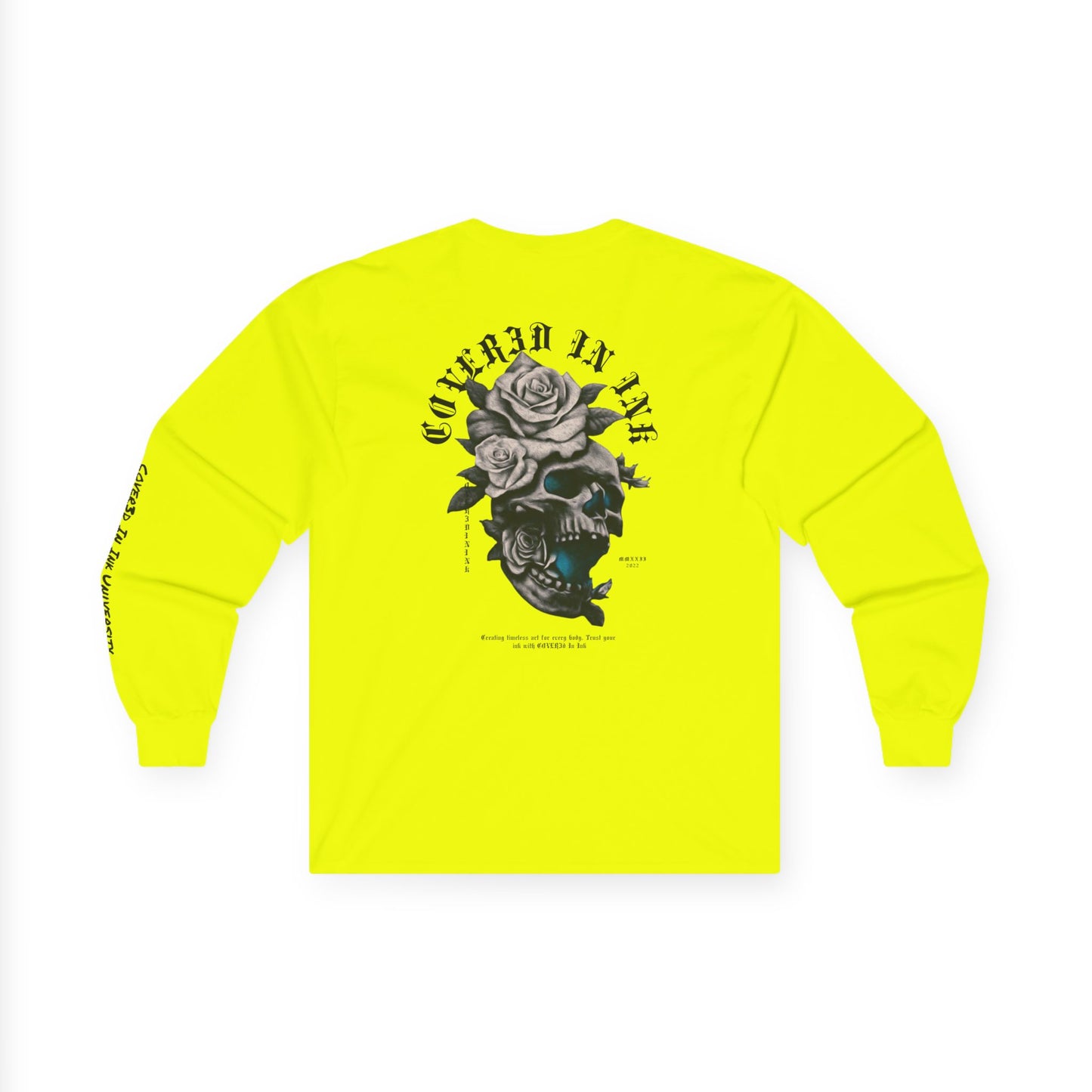 Rose Skull Long Sleeve Tee