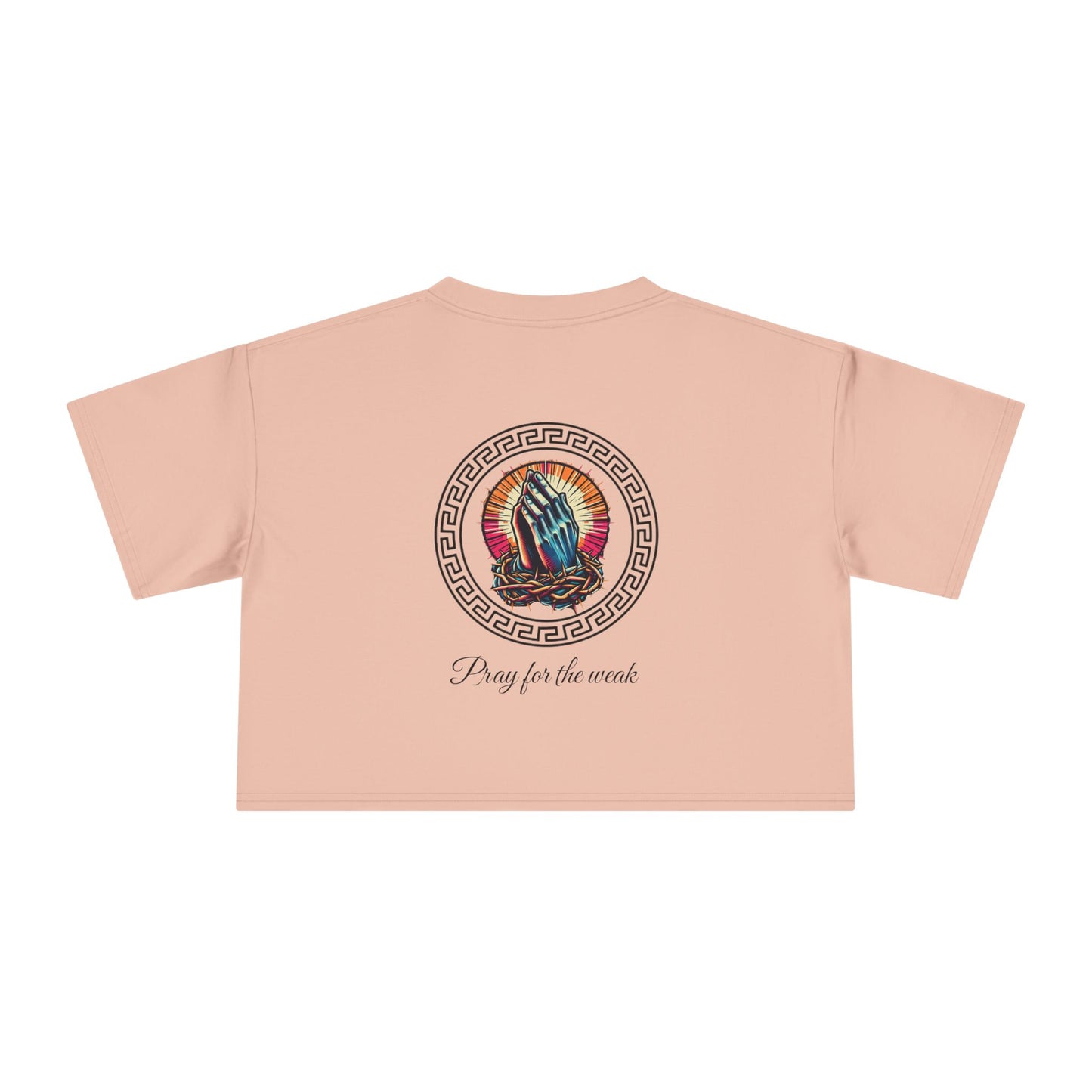 Pray for the weak Crop Tee