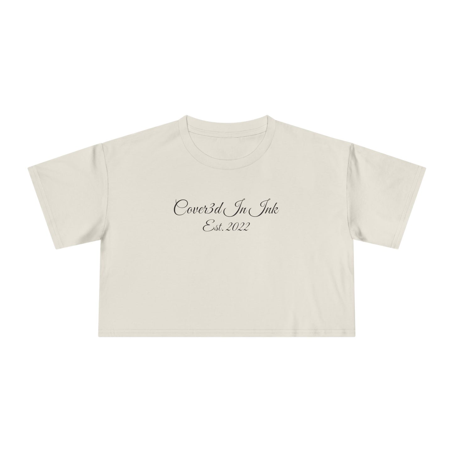 Designer Logo Crop Tee