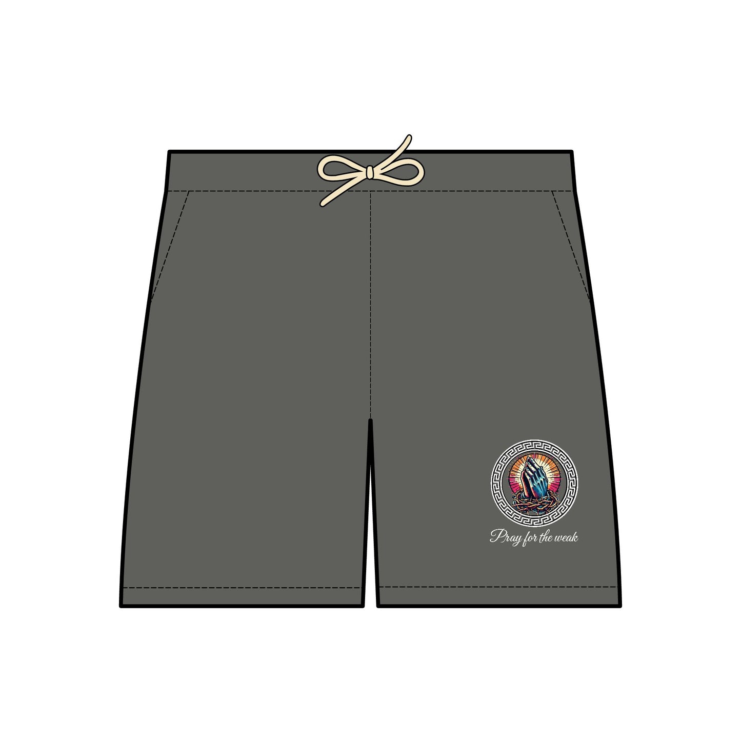 Pray for the weak Fleece Sweat Shorts