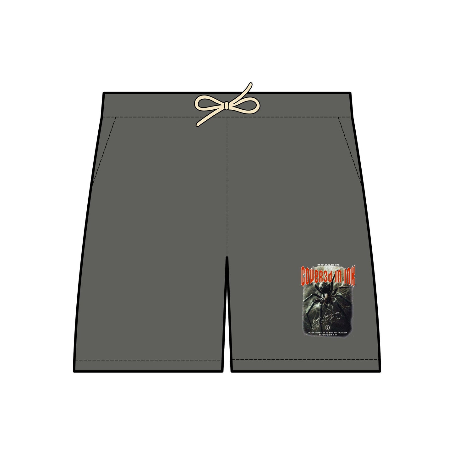 Spider Fleece Shorts