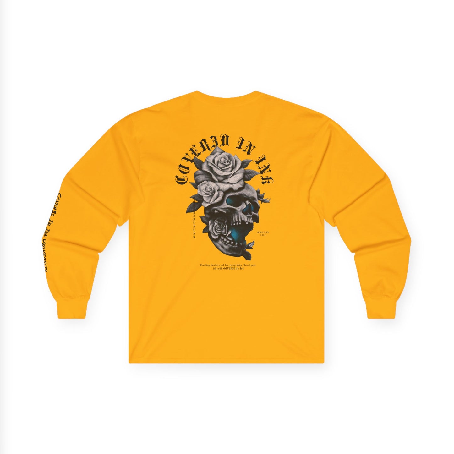 Rose Skull Long Sleeve Tee