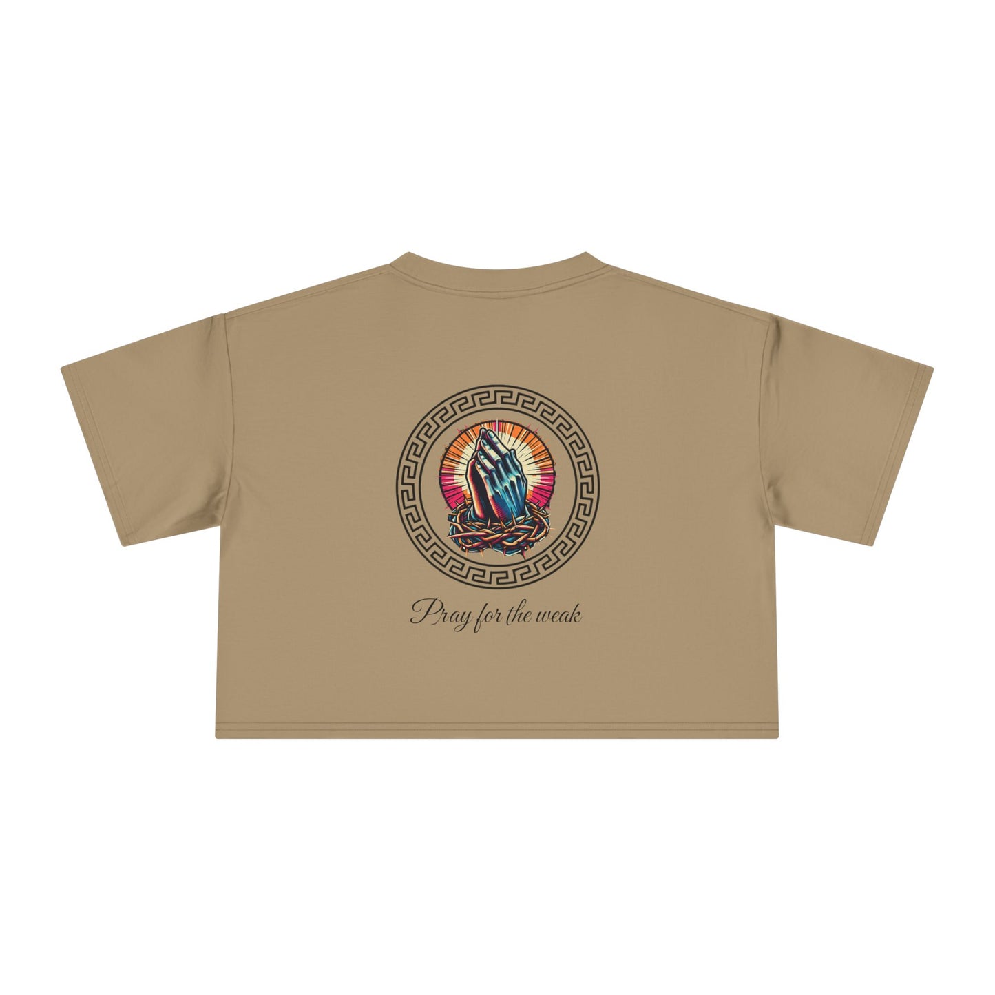 Pray for the weak Crop Tee