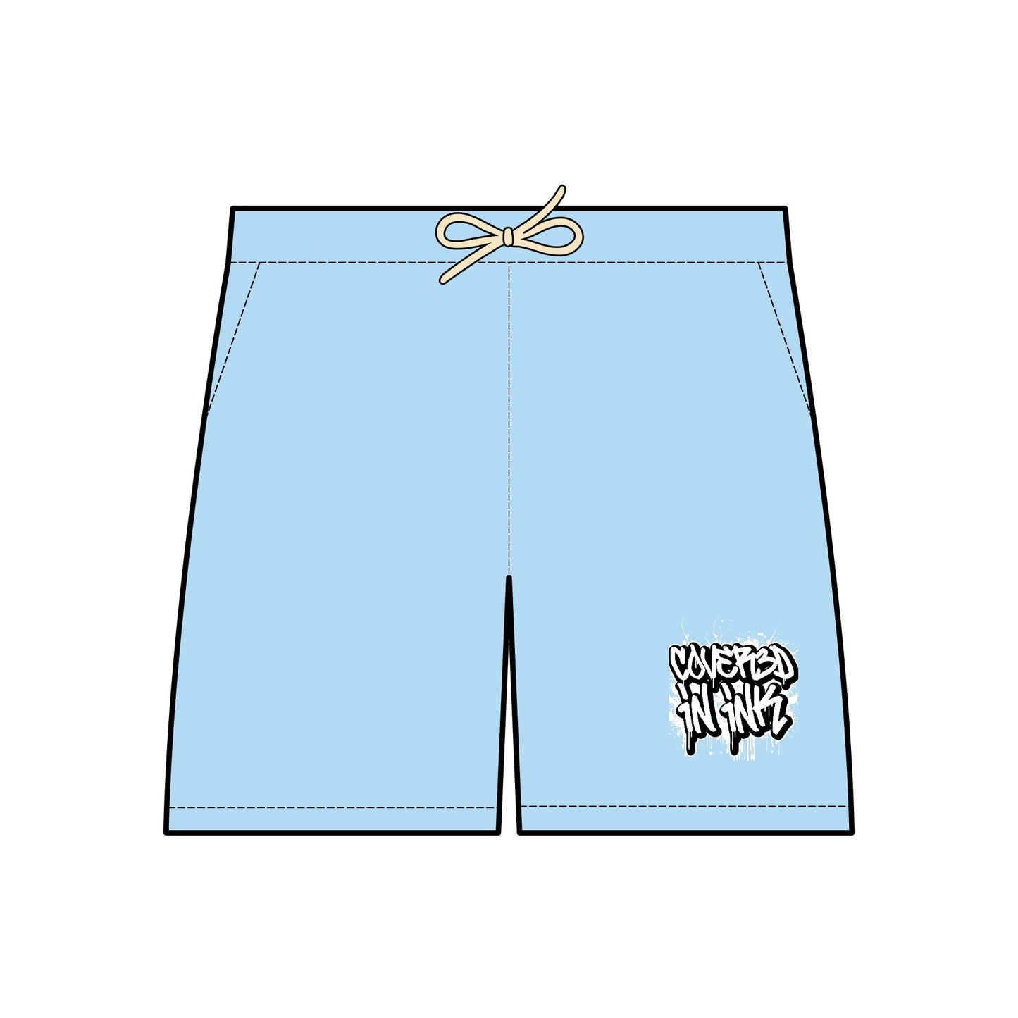 Graffiti Fleece Shorts