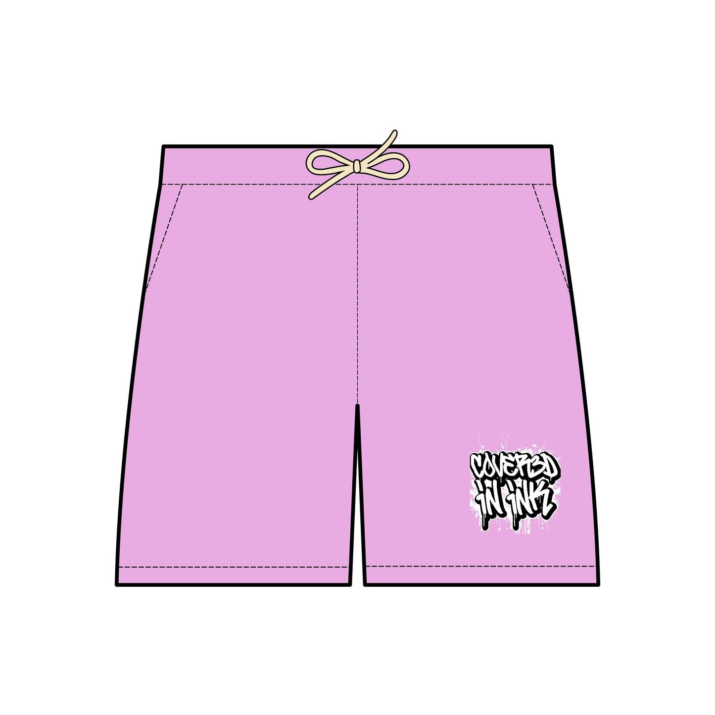 Graffiti Fleece Shorts