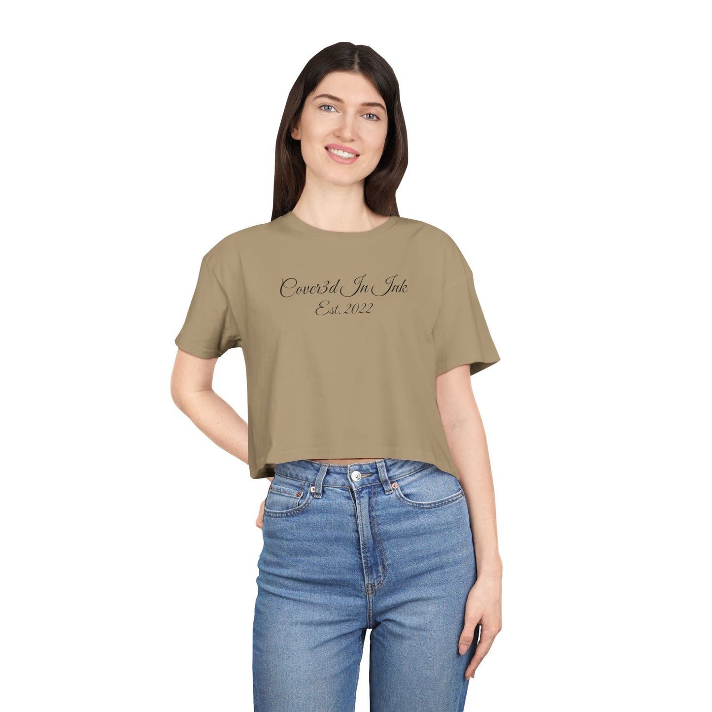 Designer Logo Crop Tee