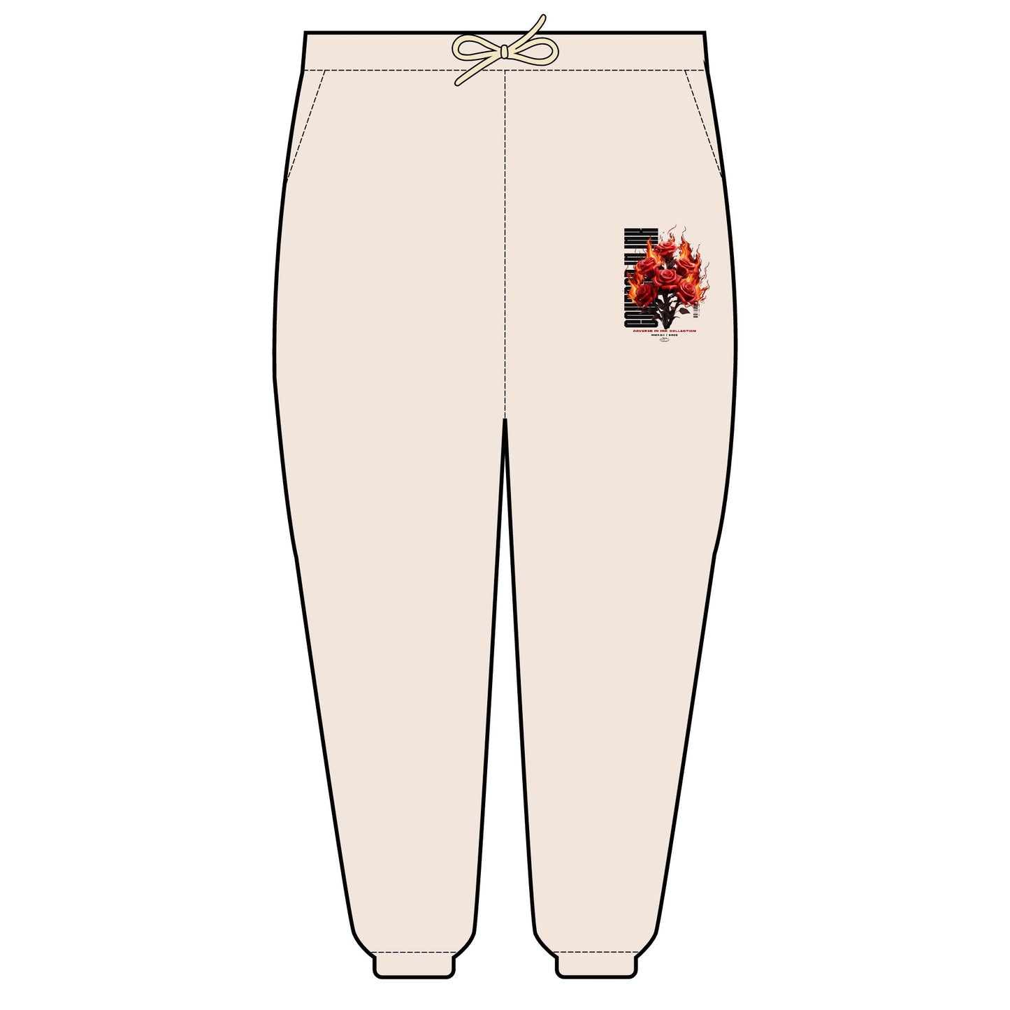 Roses Fleece Sweatpants