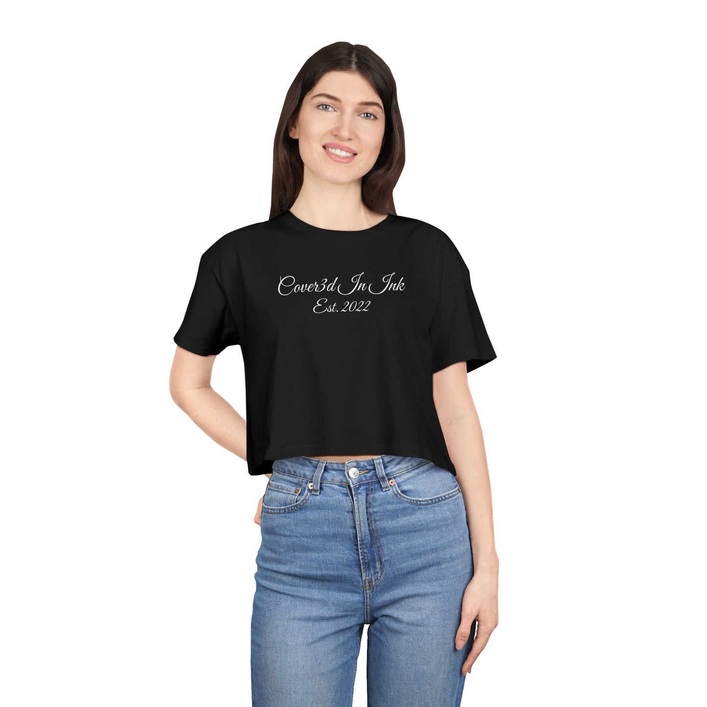 Designer Logo Crop Tee