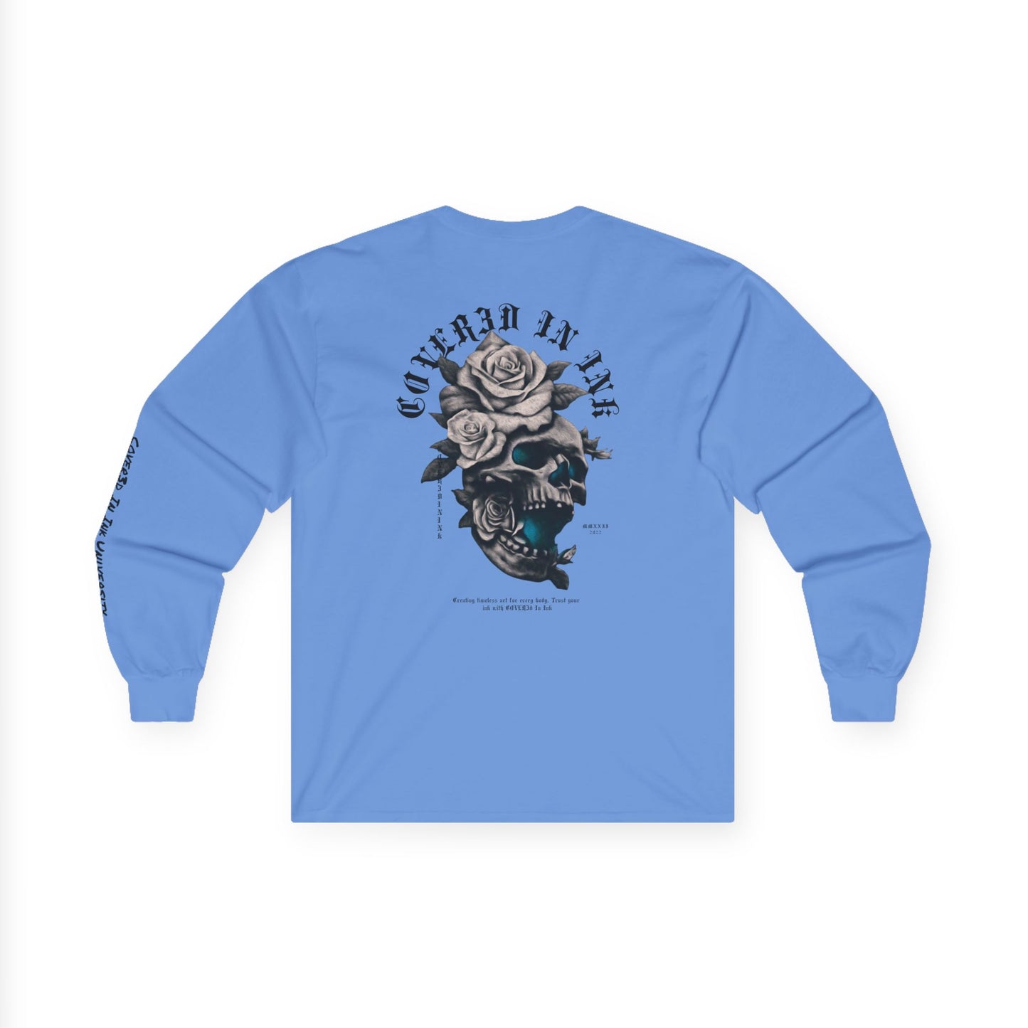 Rose Skull Long Sleeve Tee