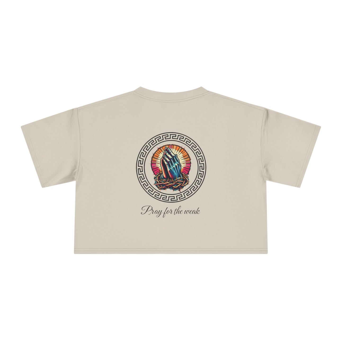 Pray for the weak Crop Tee