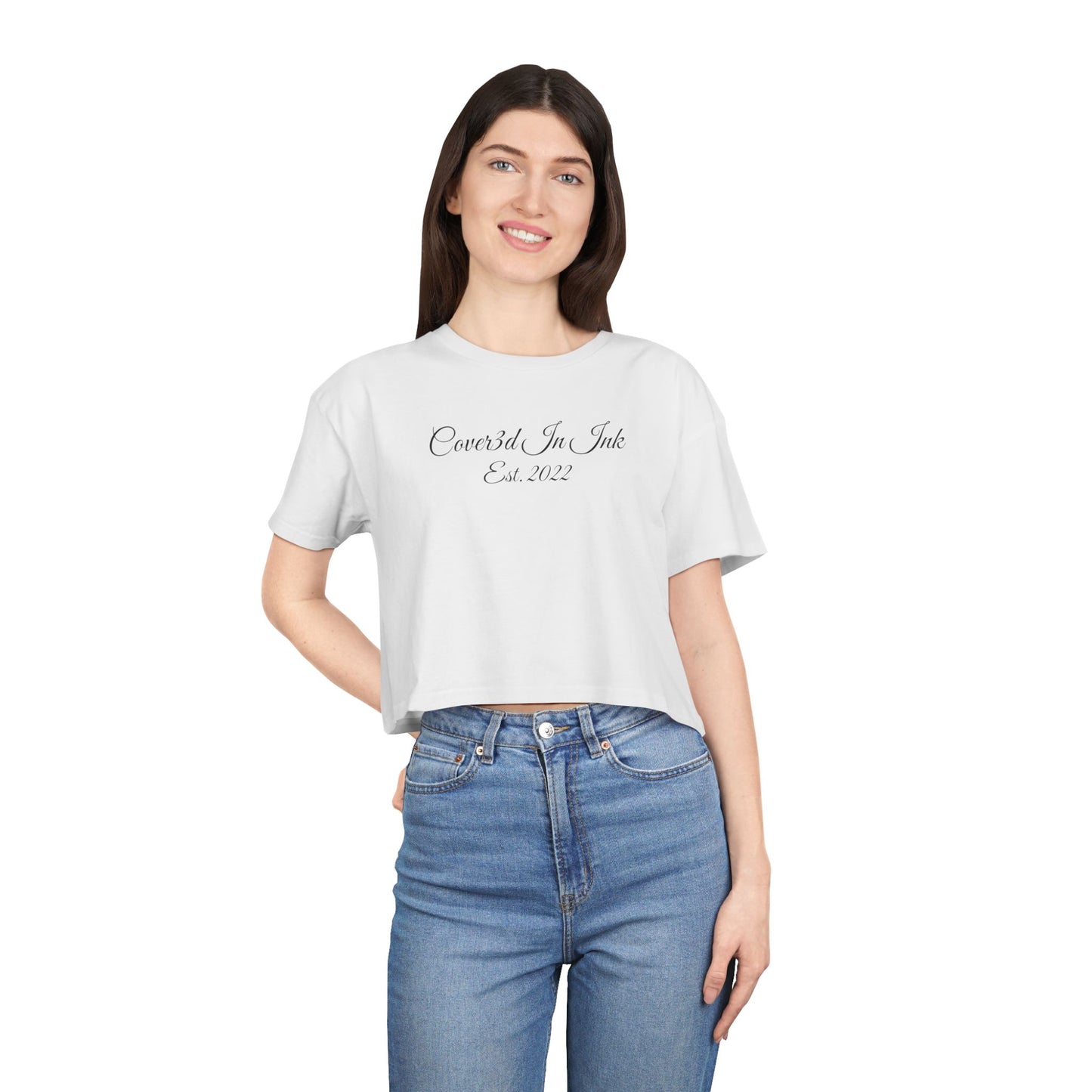 Designer Logo Crop Tee