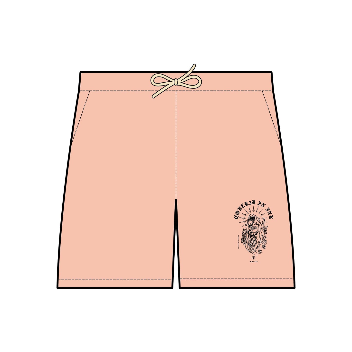 Grim Reaper Fleece Shorts