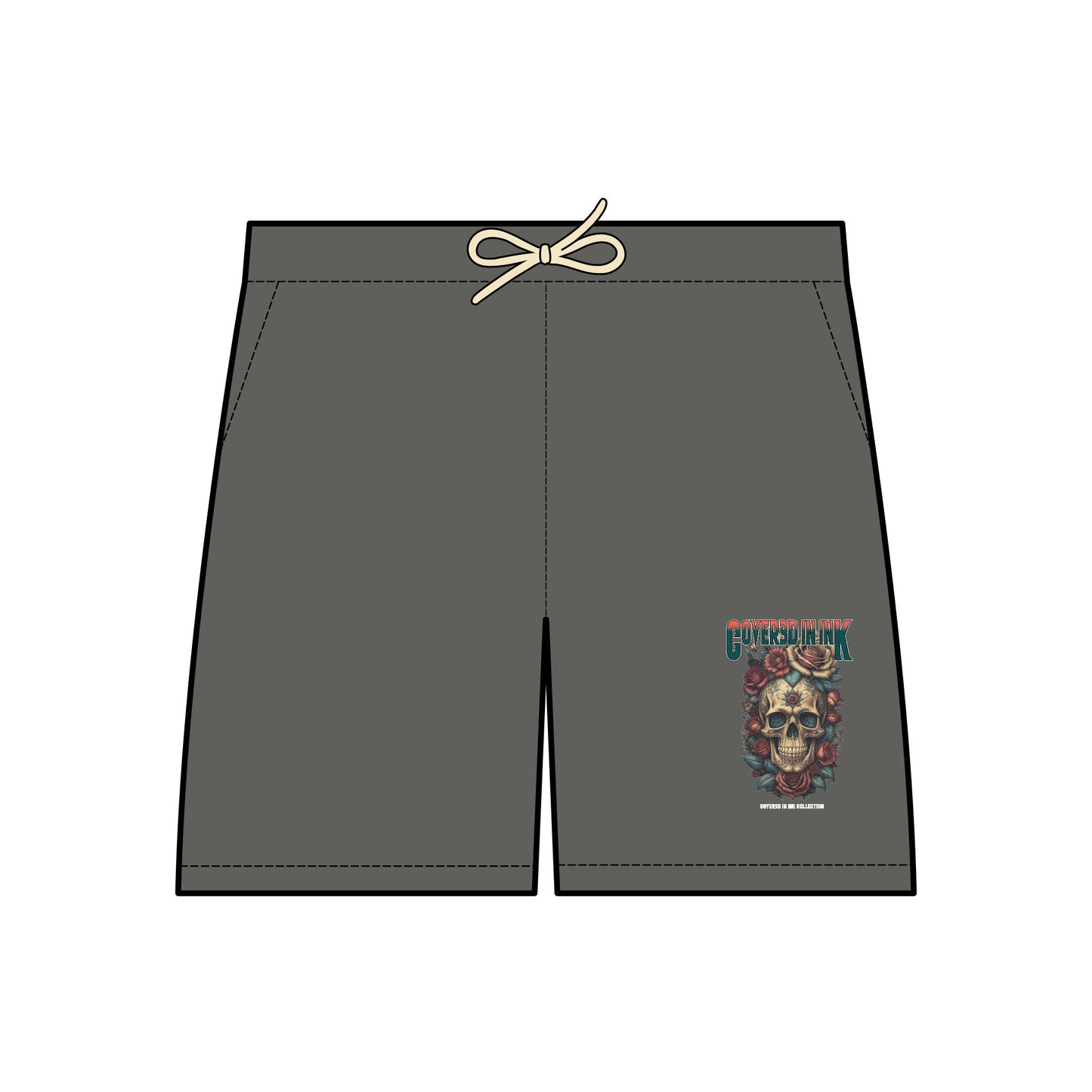 Thirdeye Skull Fleece Shorts