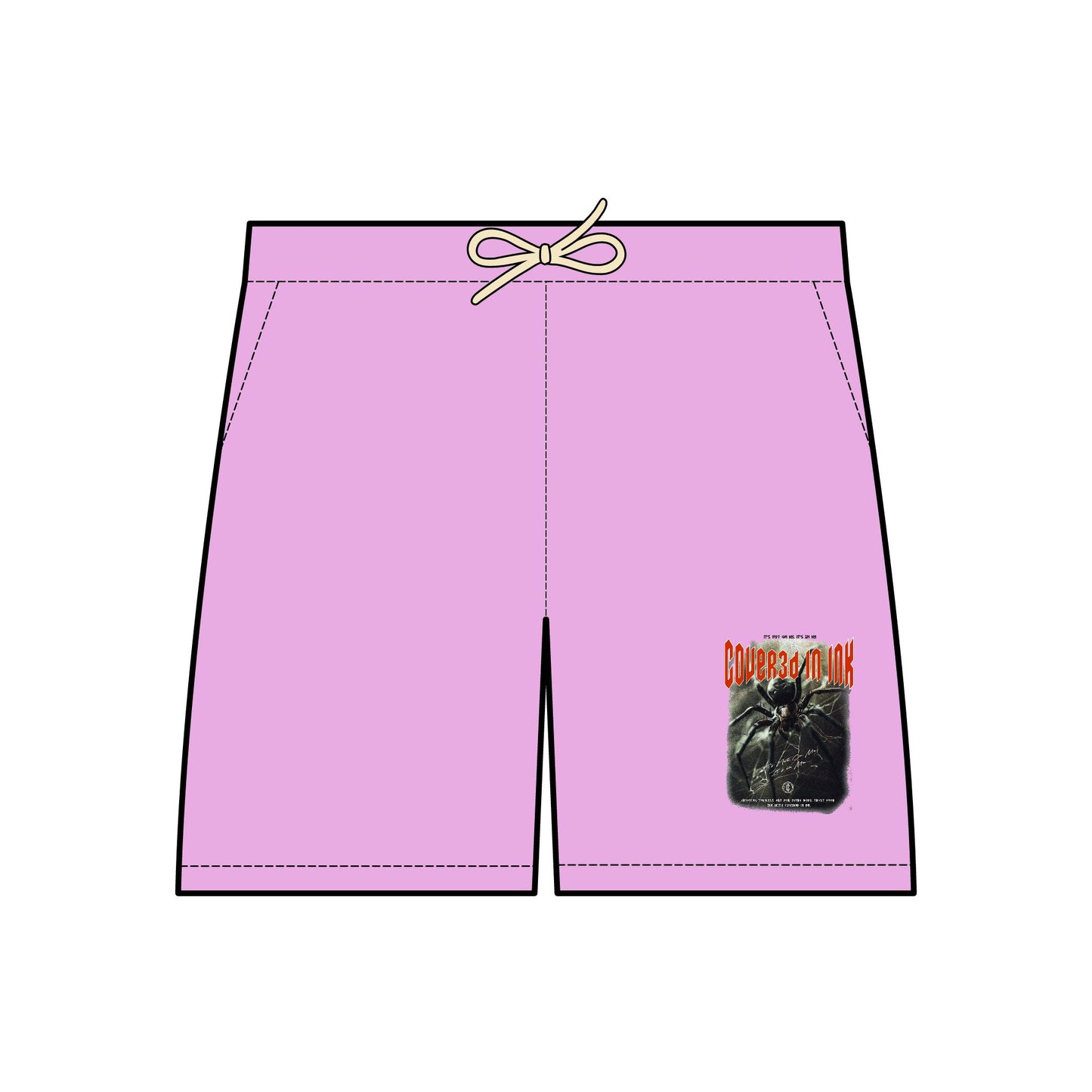 Spider Fleece Shorts
