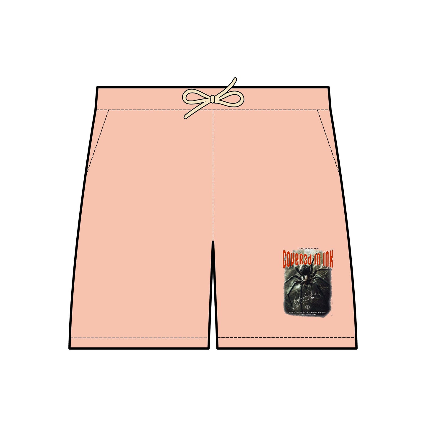 Spider Fleece Shorts