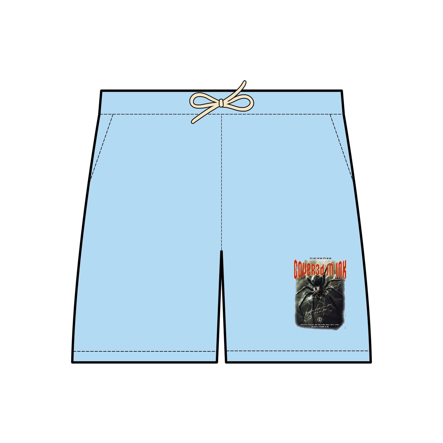 Spider Fleece Shorts