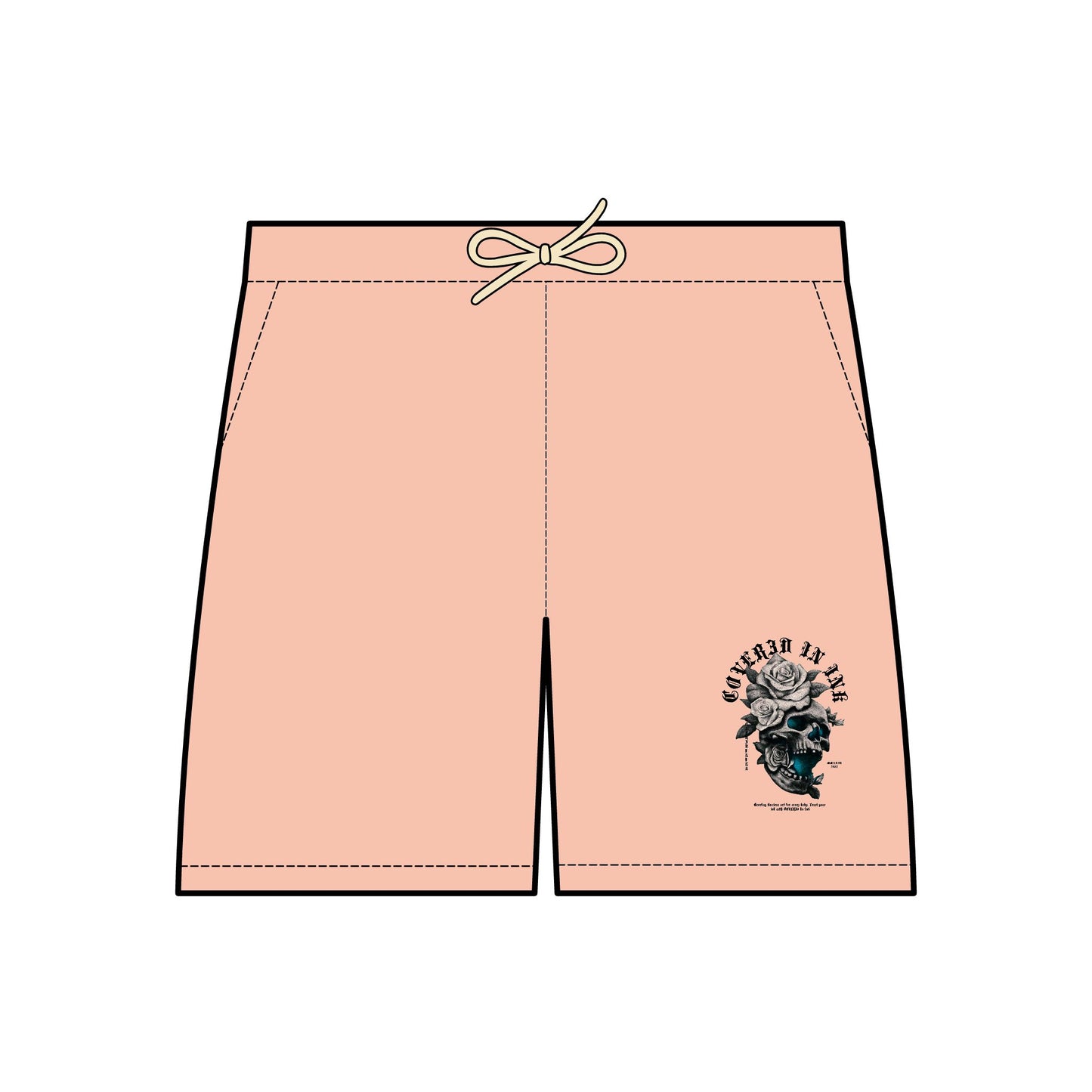 Skull Fleece Shorts