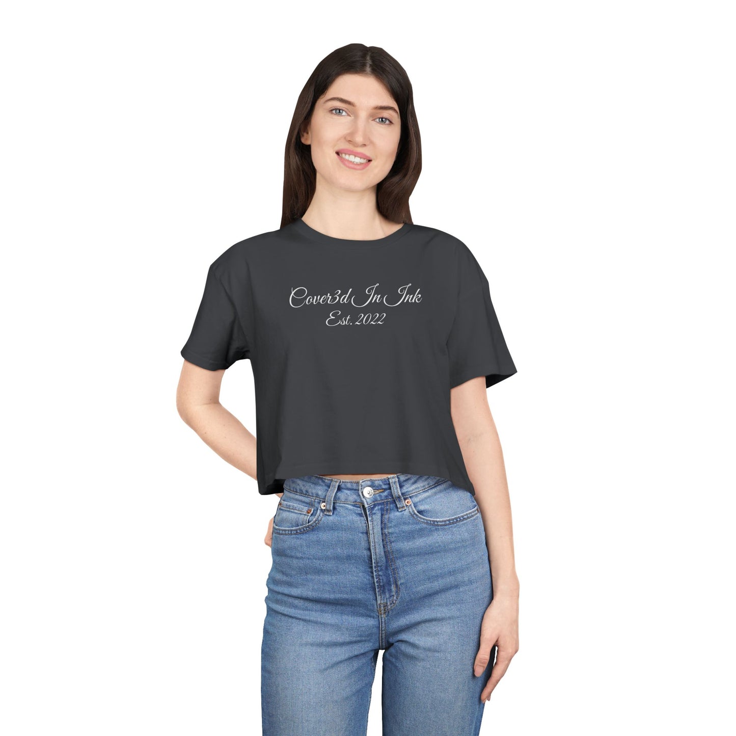 Designer Logo Crop Tee