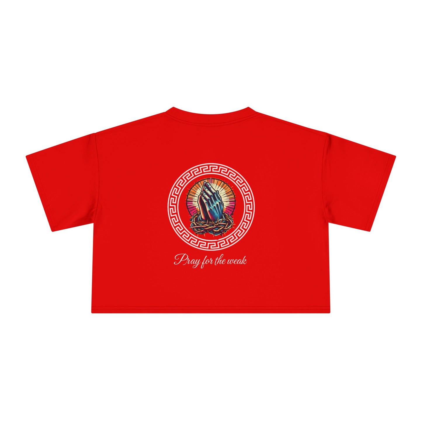 Pray for the weak Crop Tee