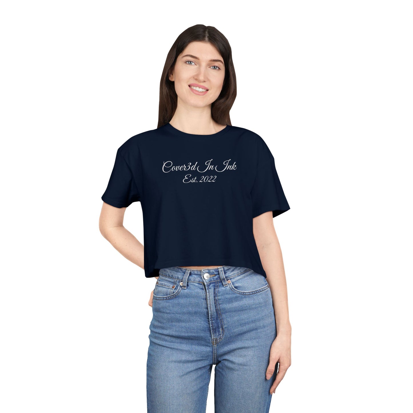 Designer Logo Crop Tee