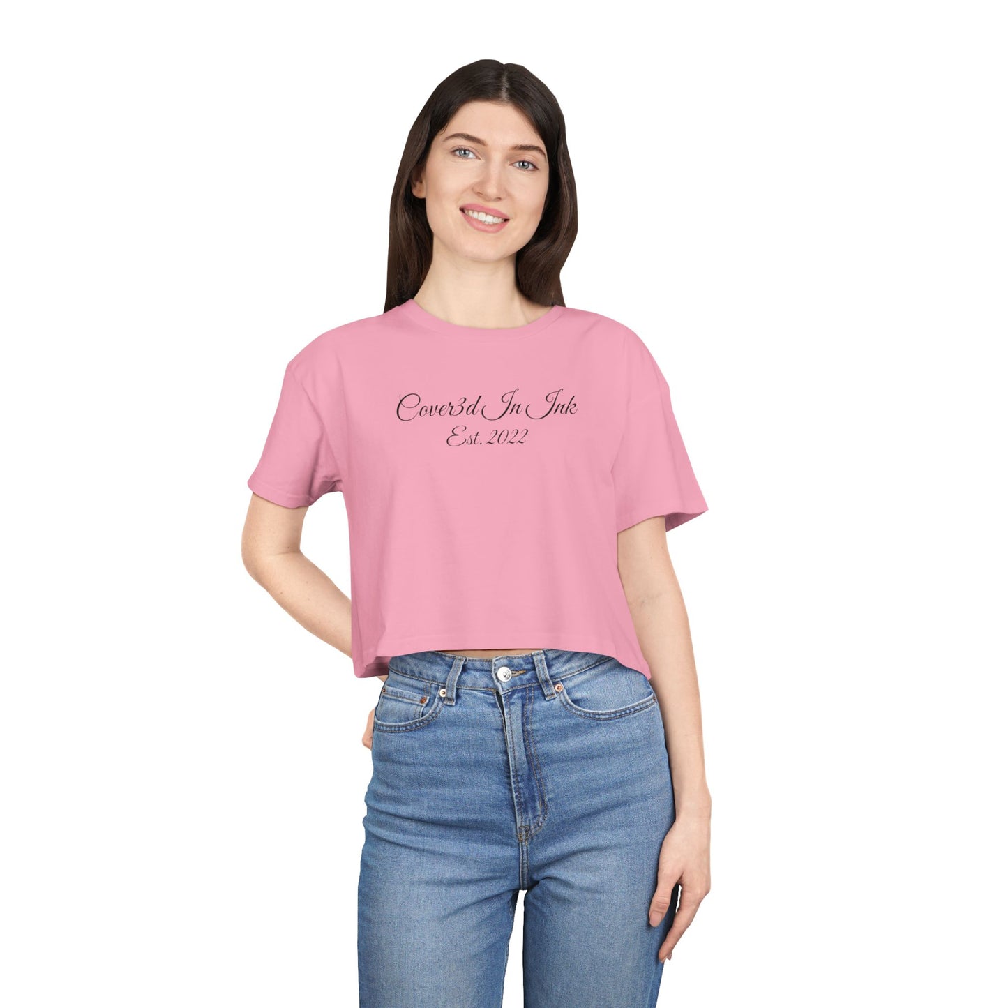 Designer Logo Crop Tee