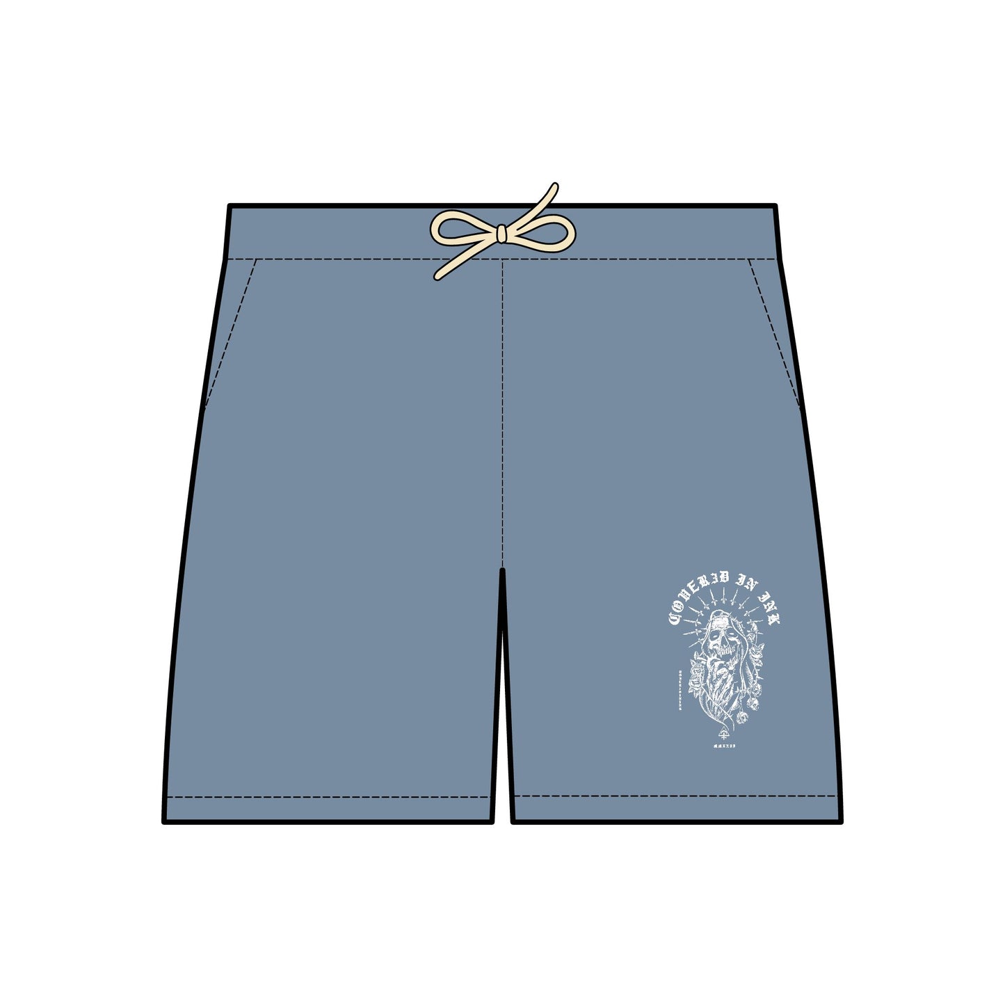 Grim Reaper Fleece Shorts