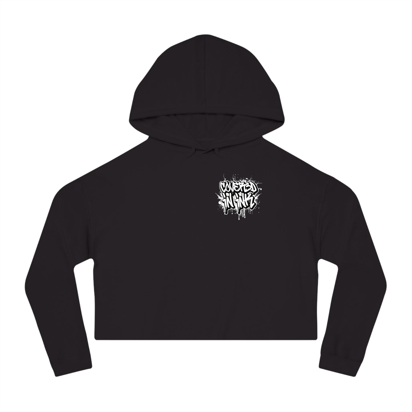 Women’s Graffiti  Cropped Hoodie