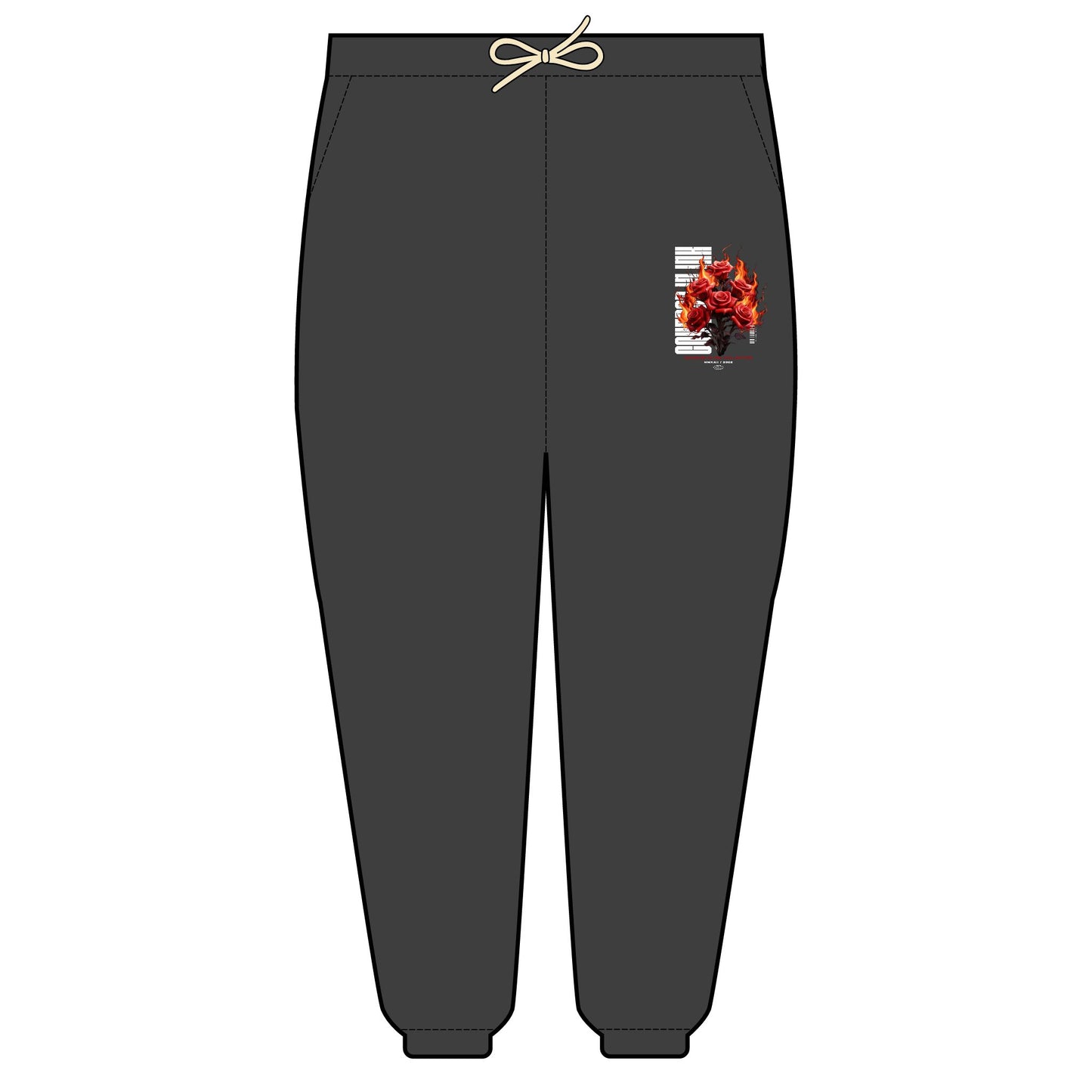 Roses Fleece Sweatpants
