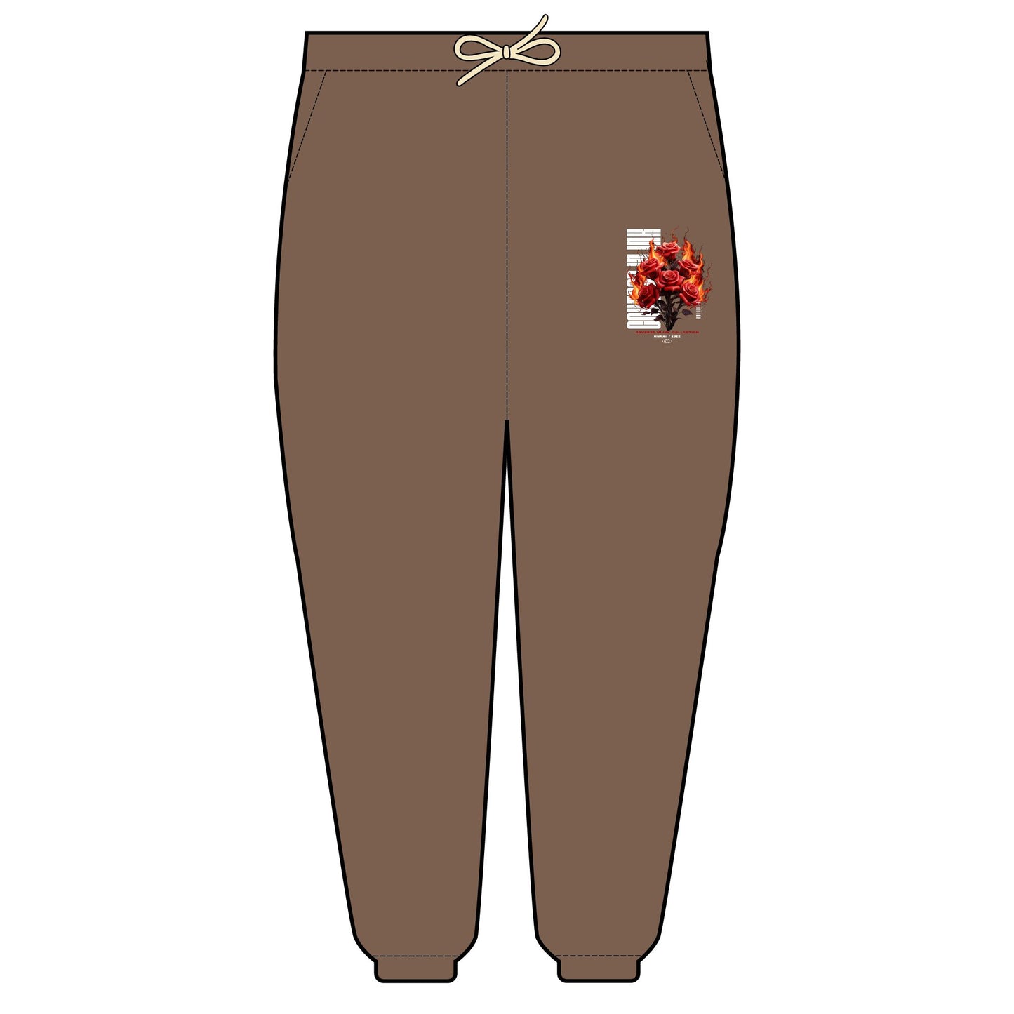 Roses Fleece Sweatpants
