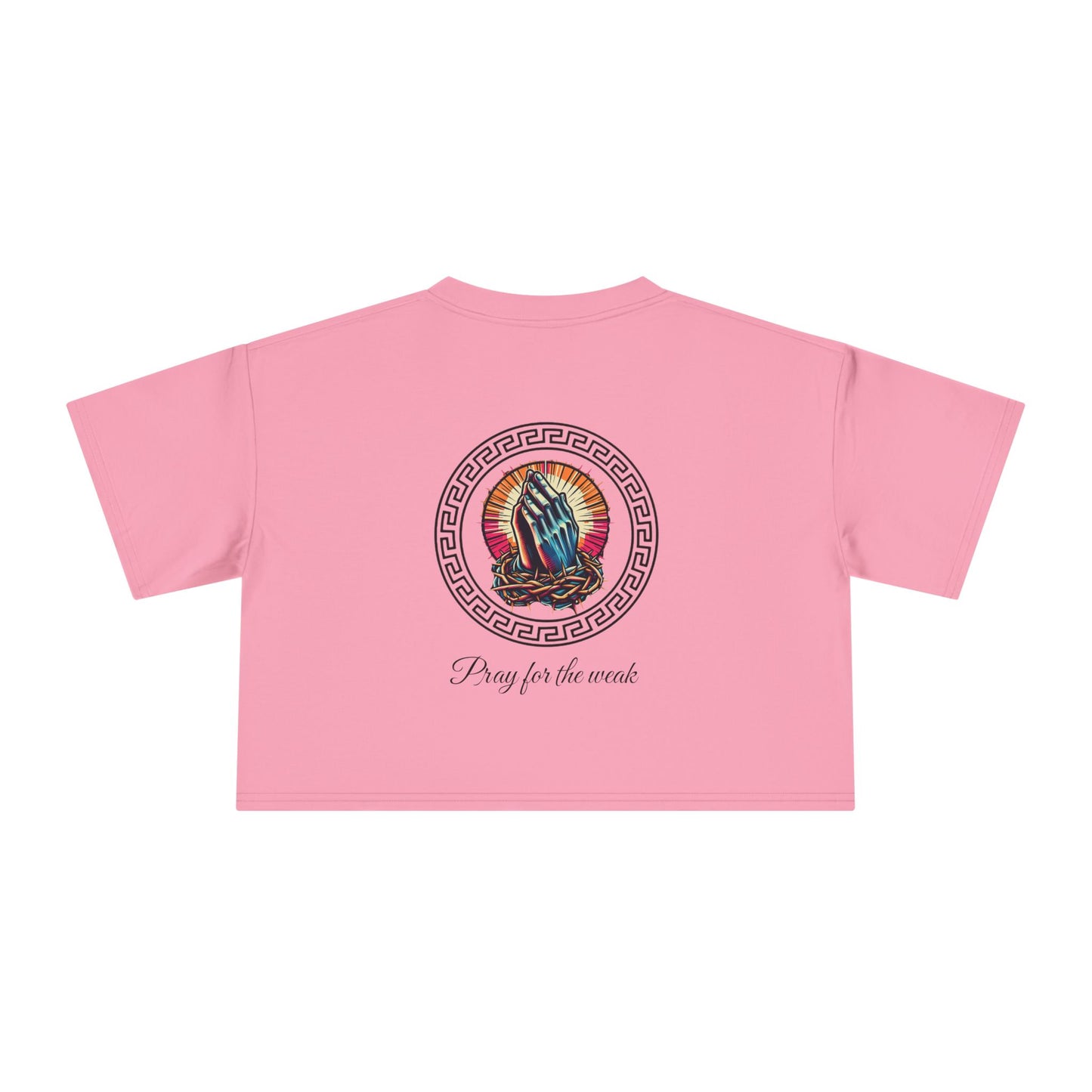Pray for the weak Crop Tee