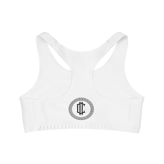 Designer Back logo Sports Bra