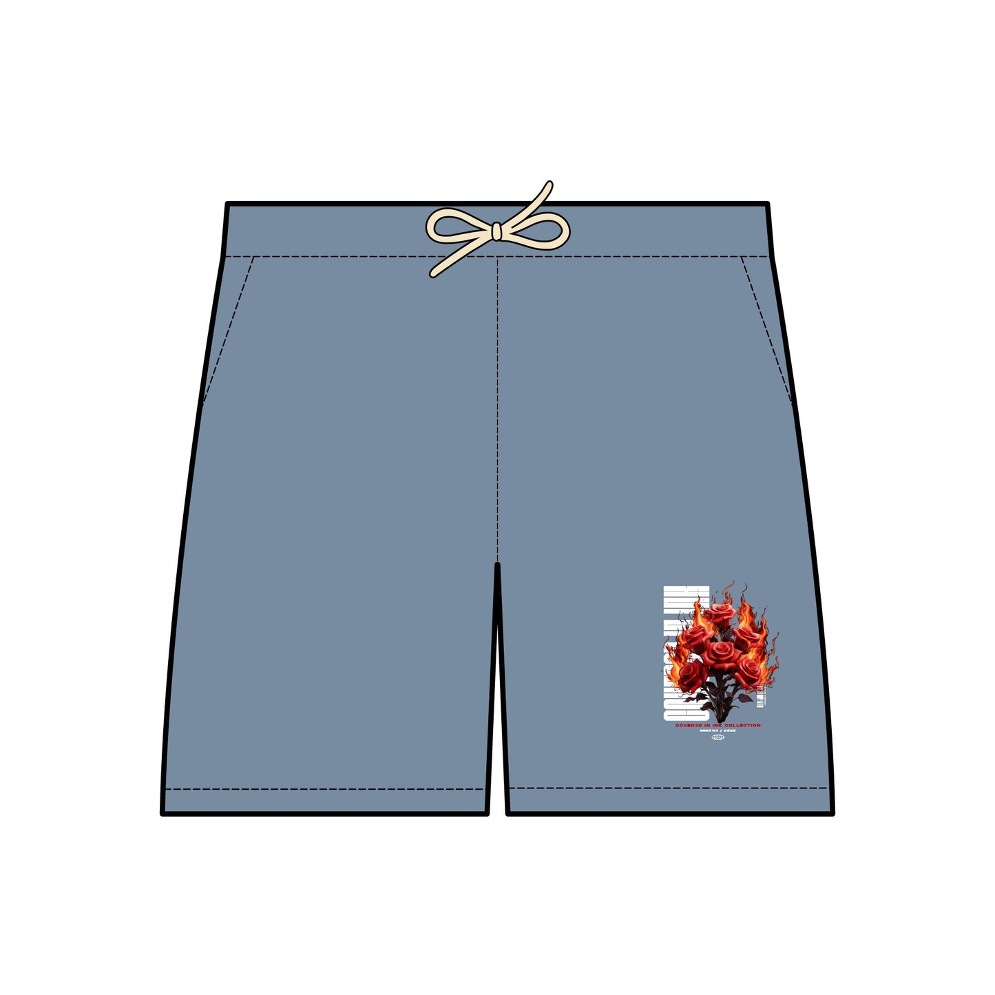 Rose Fleece Shorts