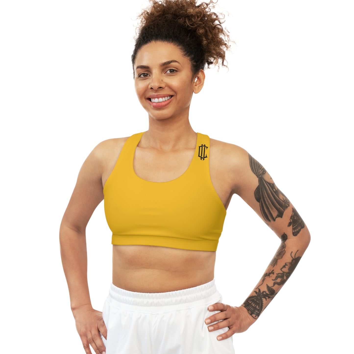 Yellow Sports Bra