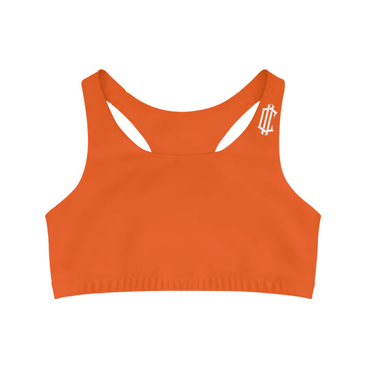 Orange Sports Bra