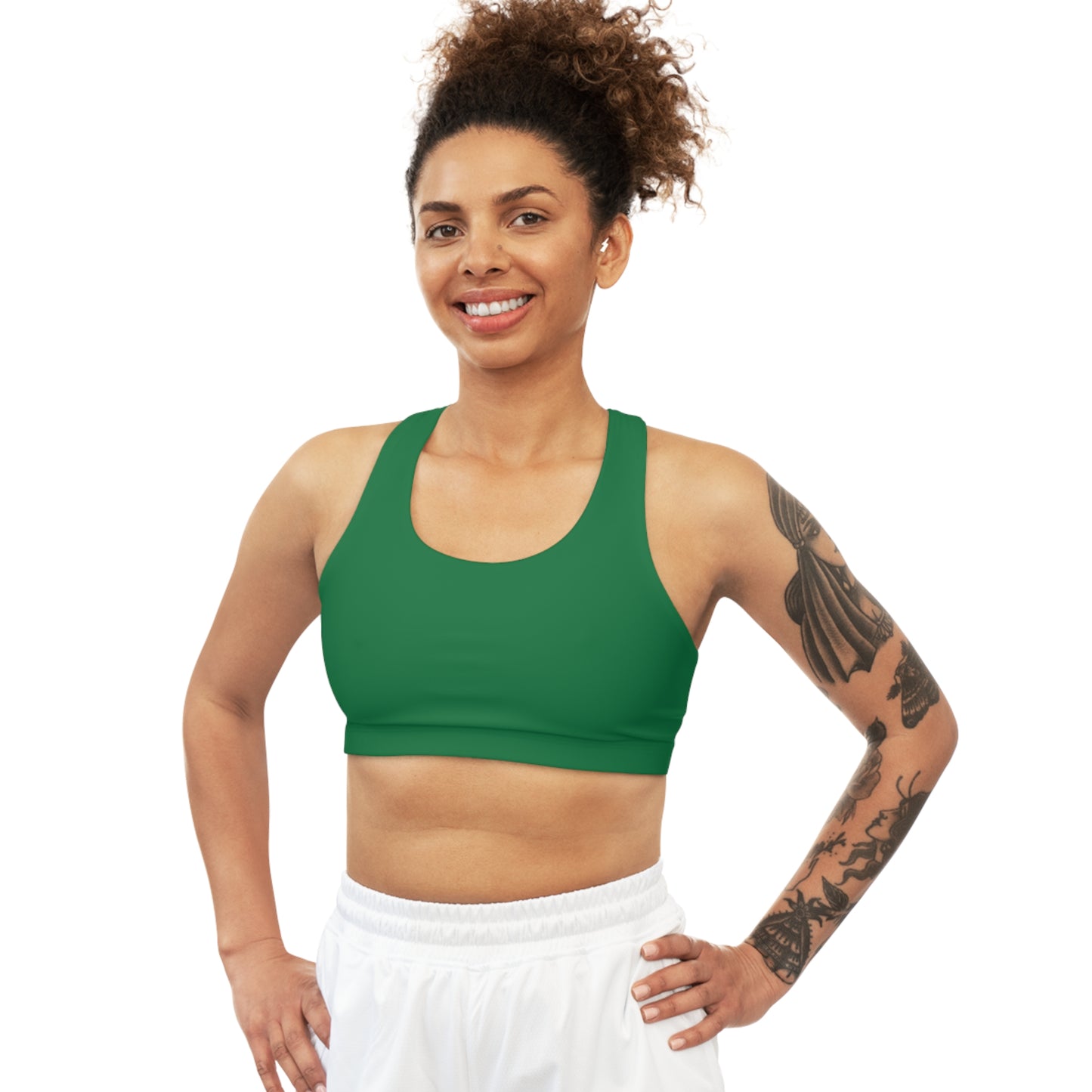 Back Logo Sports Bra