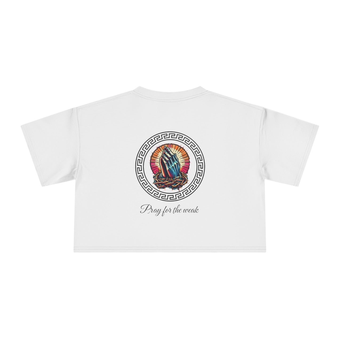 Pray for the weak Crop Tee